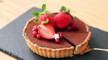 濃厚チョコレート・タルトの作り方 Chocolate Tart｜HidaMari Cooking