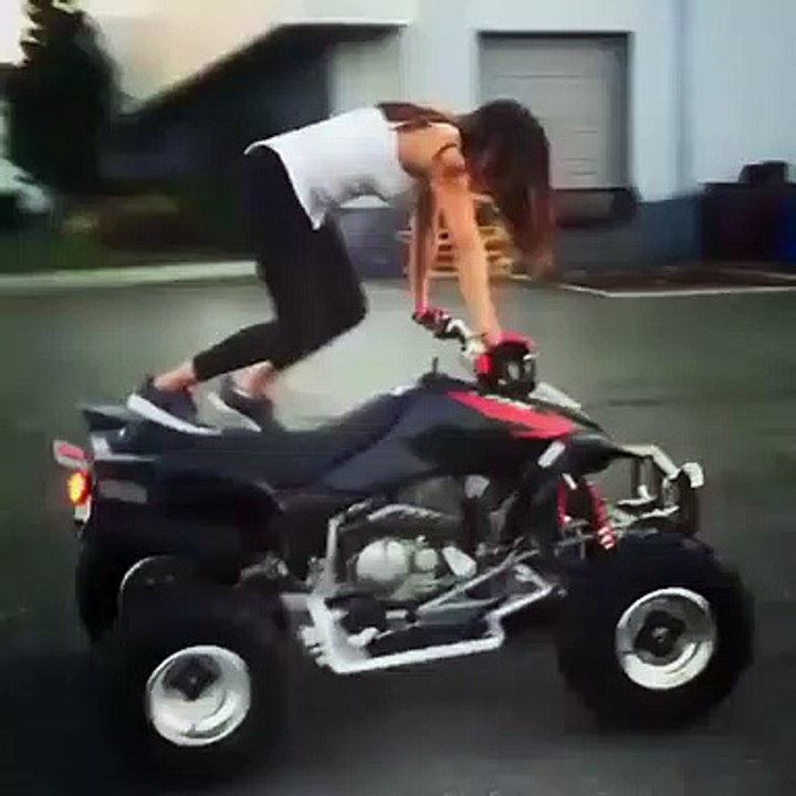 Ce qu'elle fait avec son Quad est dingue
