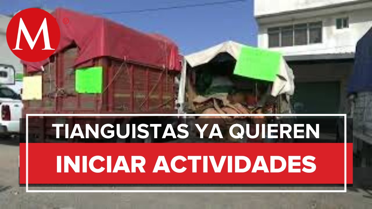 Tianguistas de Texmelucan exigen regresar a sus actividades