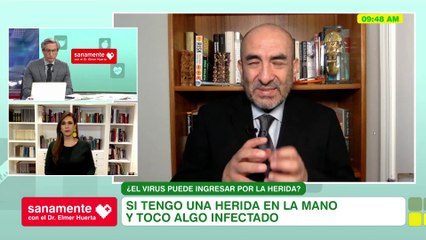 #SanamenteConElDrHuerta - ¿El Covid-19 puede ingresar por una herida?