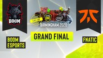 Dota2 - Fnatic vs. BOOM Esports - Game 3 - ESL One Birmingham 2020 - Grand Final - SEA