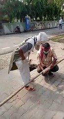 कोरोना पॉजिटिव मिलने के बाद कॉलोनी को किया गया बंद