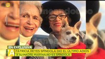 Acompañamos a la actriz Patricia Reyes Spíndola en el último adiós a su madre. | Ventaneando