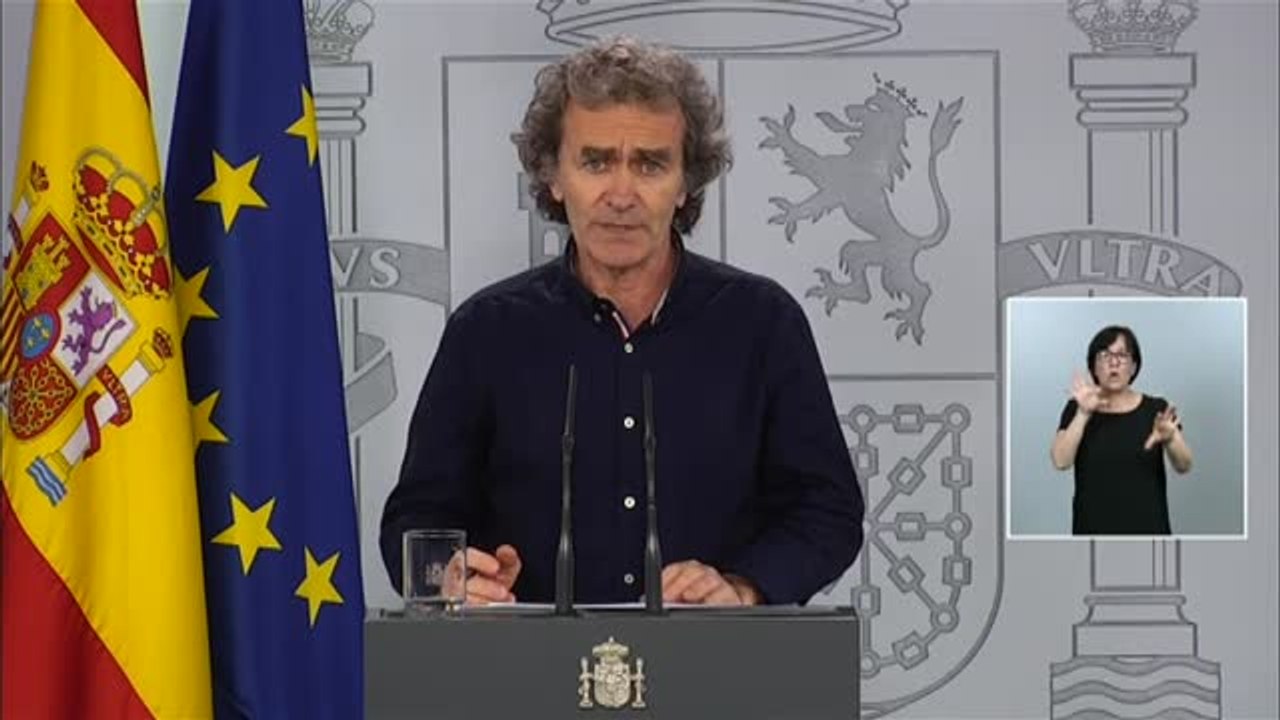 Fermando Simón: "Estamos en una situación de evolución de la pandemia muy buena"