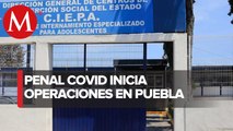 Trasladan a reclusorio covid a 81 reos de Puebla