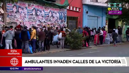 Edición Mediodía: Ambulantes invadieron calles de La Victoria