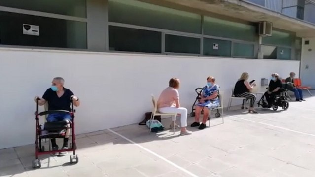 Primeras visitas en la residencia de mayores Casaverde de Alicante