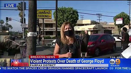 National Guard Arrives To LA After Night Of Violent Protests With Rocks, Bricks, Metal Rods Thrown A