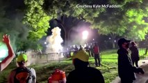 Police fire tear gas, stun grenades on protesters near White House