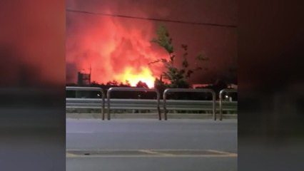 경기 김포 야적장에서 불...1시간 만에 진화 / YTN