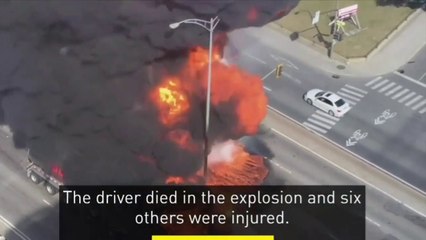 Massive explosions on roads compilation 2020 part 1