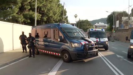 Protesta ante el Consulado de EEUU en Barcelona