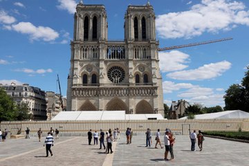 Notre Dame's Public Plaza Reopens Over a Year After Devastating Fire