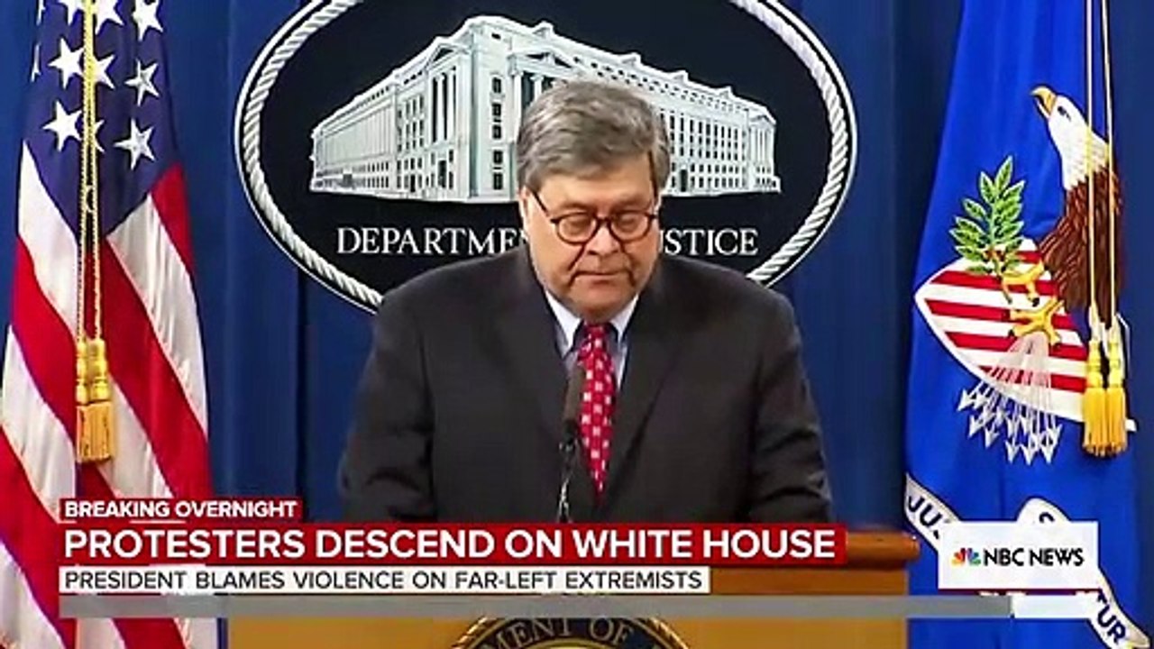 President Trump Blames Violent Protests On ‘Radical Left Bad People’ - Sunday TODAY