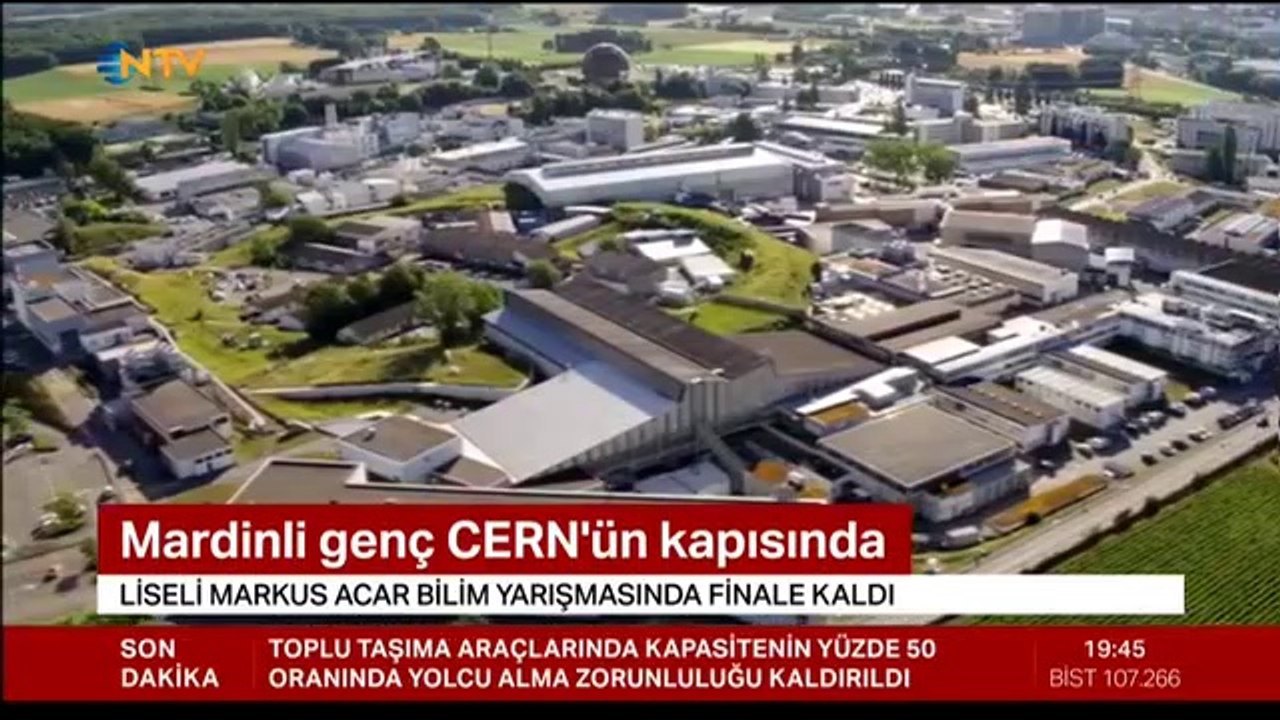 Mardinli gencin CERN hayali gerçek oluyor