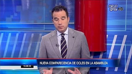 Nueva comparecencia virtual de Alexandra Ocles en la Asamblea Nacional