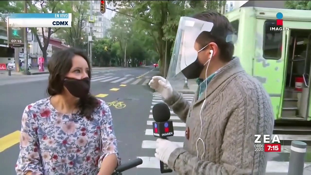 Instalan ciclovía en Insurgentes para evitar saturación de Metrobús