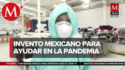 Hermanos crearon batas y escafandras con telas reutilizables