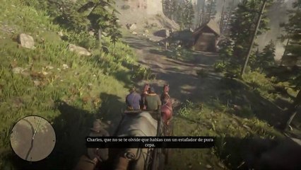 Red Dead Redemption 2, Gameplay Español 6, Caravana de carretas al Mirador de la Herradura