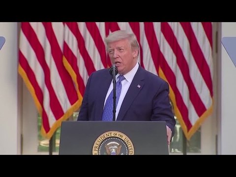 Trump vows military crackdown to quell violent protests