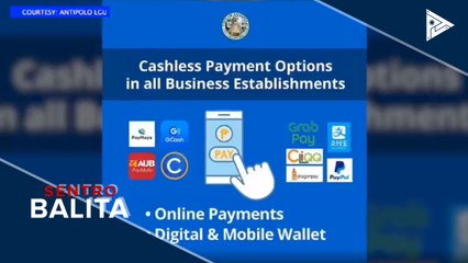 Cashless transaction sa mga pamilihan, target ng Antipolo City