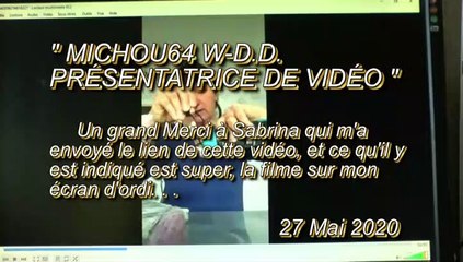 MICHOU64 W-D.D. PRÉSENTATRICE DE VIDÉO - 27 MAI 2020 - PAU - UNE VIDÉO DE. . . - ÉXIT  LA BUÉE SUR LES LUNETTES ET SUR LES MIROIRS