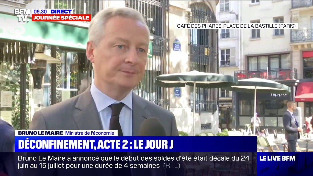 Bruno Le Maire: "Nous allons prolonger le fonds de solidarité jusqu'à la fin de l'année 2020"