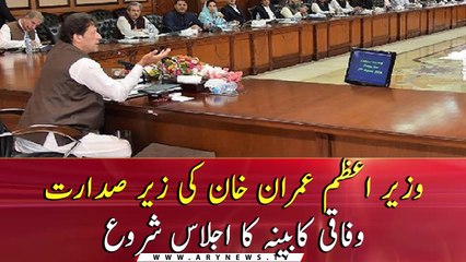 Federal cabinet meeting has been started under PM's supervision