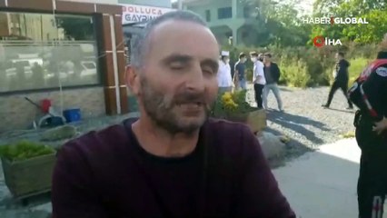 Restoranda pompalı dehşeti...  Sandalyeleri fırlatıp masa altlarına girerek kurtuldular