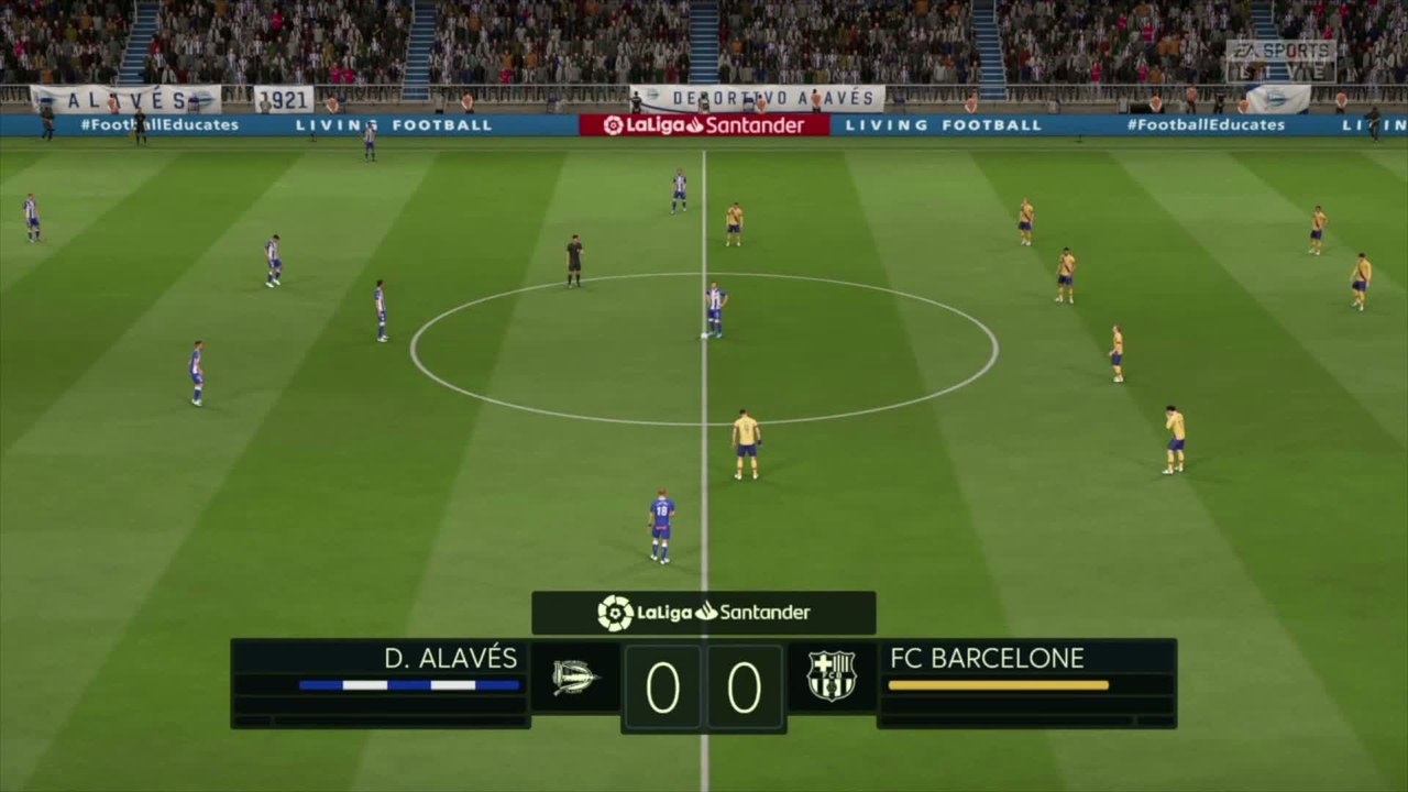 Deportivo Alavés - FC Barcelone sur FIFA 20 : résumé et buts (Liga - 38e journée)