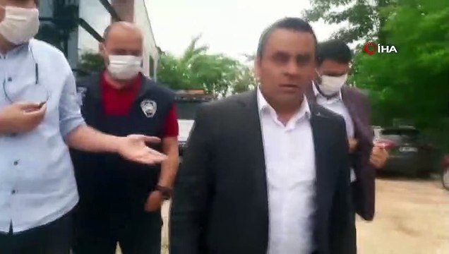 Bursa'da kaçak bina yıkımda zabıta memuruna yumruklu saldırı