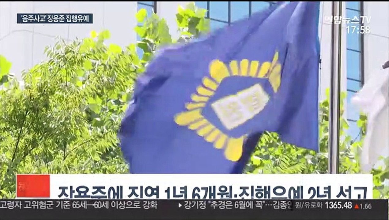 '음주사고·운전자 바꿔치기' 장용준 집행유예