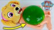 Skye Paw Patrol Gets Mr Doh Jelly Belly Jello Surprise Bebe Skye da Patrulha Canina em Português