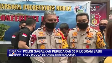 Berhasil! Polisi Gagalkan Peredaran 35 Kilogram Sabu