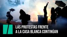 Las protestas frente a la Casa Blanca continúan