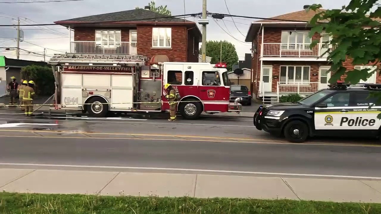 Incendie à la tabagie Maden de Valleyfield