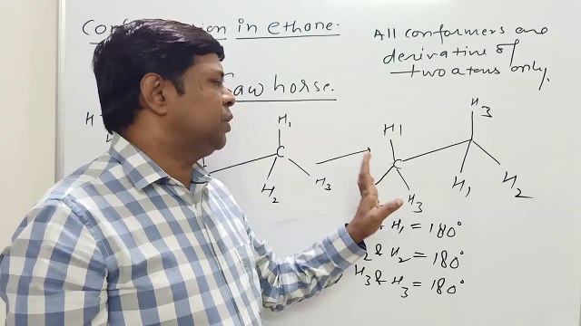Conformation in Ethane || Conformation|| Conformational forms || Staggered and Eclipsed Forms || Skew Conformations|| For JEE/NEET/Foundation /CBSE/ICSE/Boards|| Chemistry by Dr J N Mishra