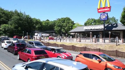 McDonald's Drive-Thru reopen in Burnley