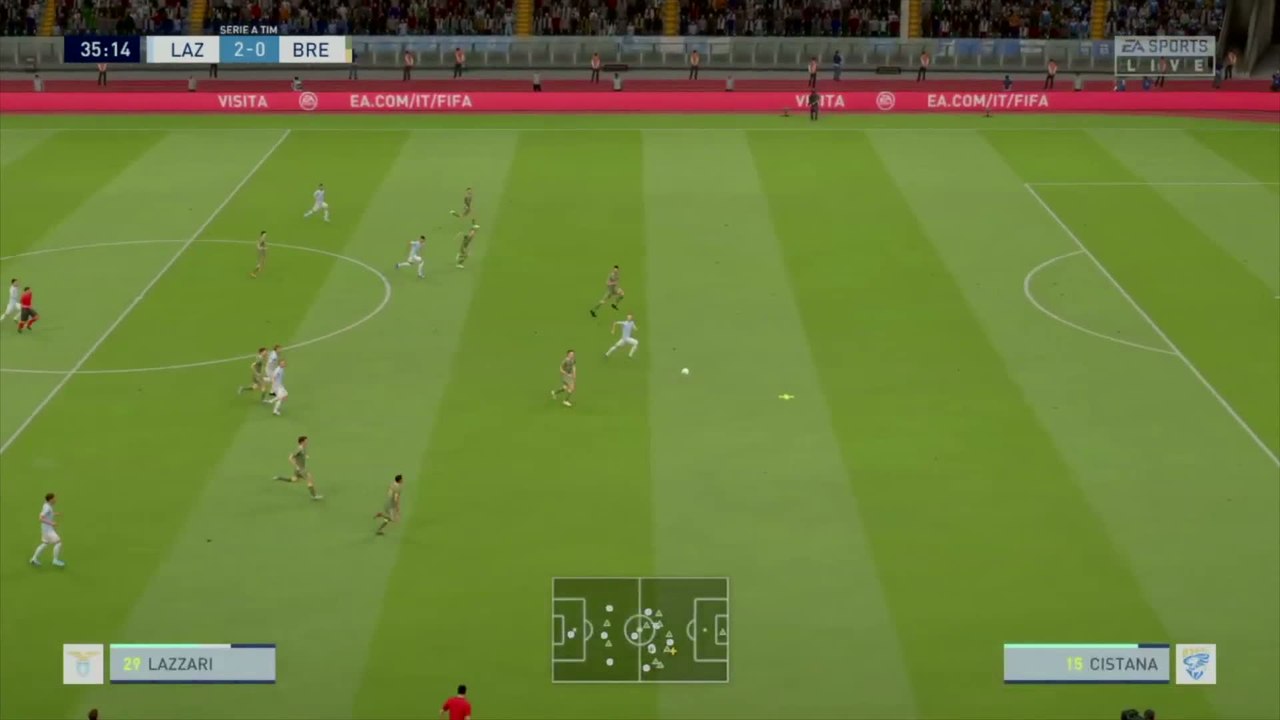 Lazio Rome - Brescia Calcio : notre simulation FIFA 20 (Serie A - 37e journée)