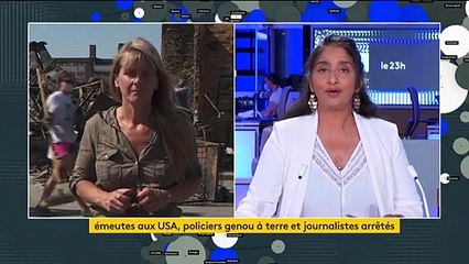 Mort de George Floyd : des policiers américains un genou à terre