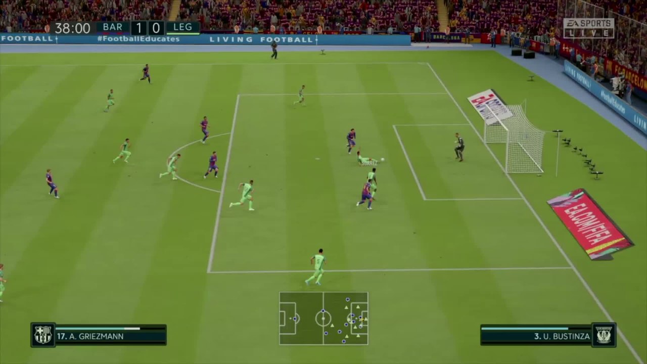 FC Barcelone - Leganés sur FIFA 20 : résumé et buts (Liga - 29e journée)