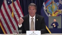 New York Governor Cuomo gives his daily COVID-19 update after a weekend of protests