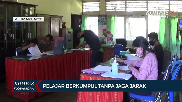 Urus Surat Keterangan Lulus, Pelajar di Kupang Abaikan Protokol Kesehatan