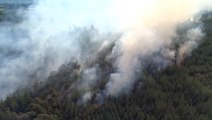 Locals urged to stay inside as wildfire rages