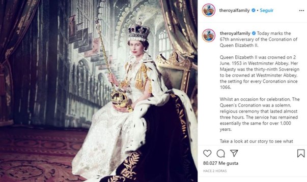 Isabel II cumple 67 años como reina de Inglaterra