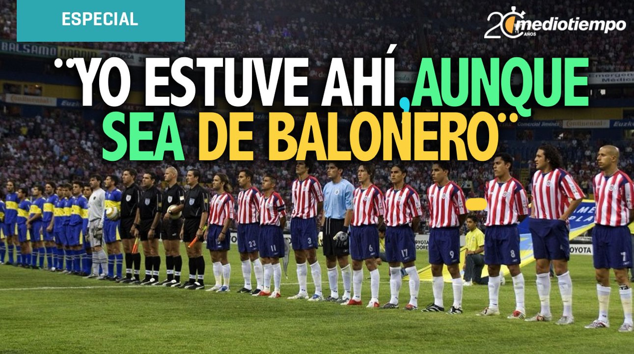 Yo estuve ahí, aunque sea de balonero: Marco Fabián recordó el 4-0 de Chivas a Boca Juniors