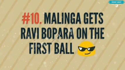 Top 10 Yorker by Lasith Malinga..