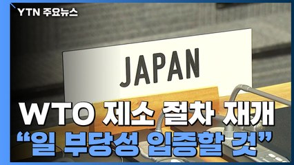 日 수출규제 두고 WTO 절차 재개..."부당성 입증할 것" / YTN