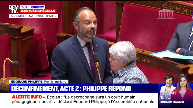 Édouard Philippe: Proposer des demi-journées d'accueil à l'école, c'est placer les parents et les employeurs dans des situations quasi-impossibles à gérer