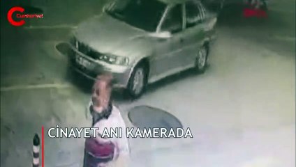 Bursa'daki cinayet anı kamerada